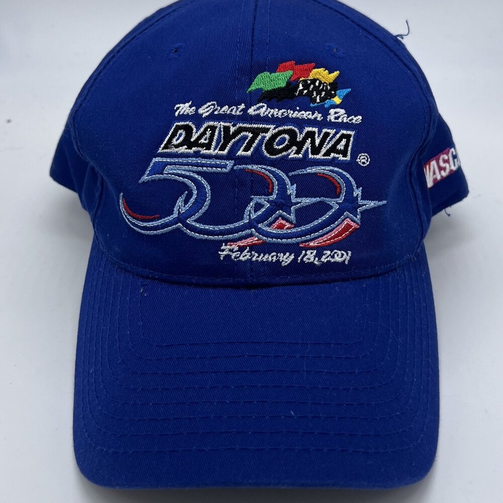 Vintage 2001 Checkered Flag Sports Daytona 500 Nascar Snapback Hat